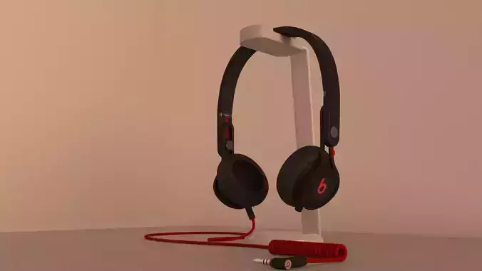 Beats mixr Black 3D model