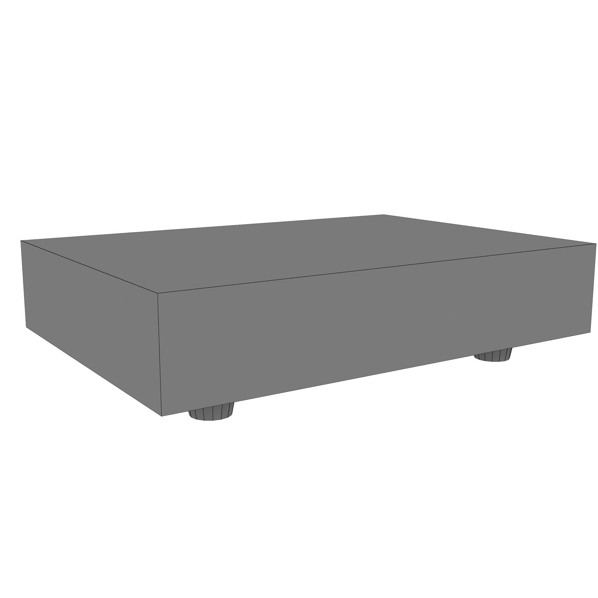 Setup Box cable receiver  Low-poly 3D model_5