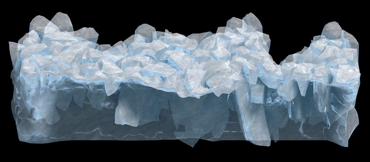 Iceberg - Ice Road Mountain 03 3D model_3