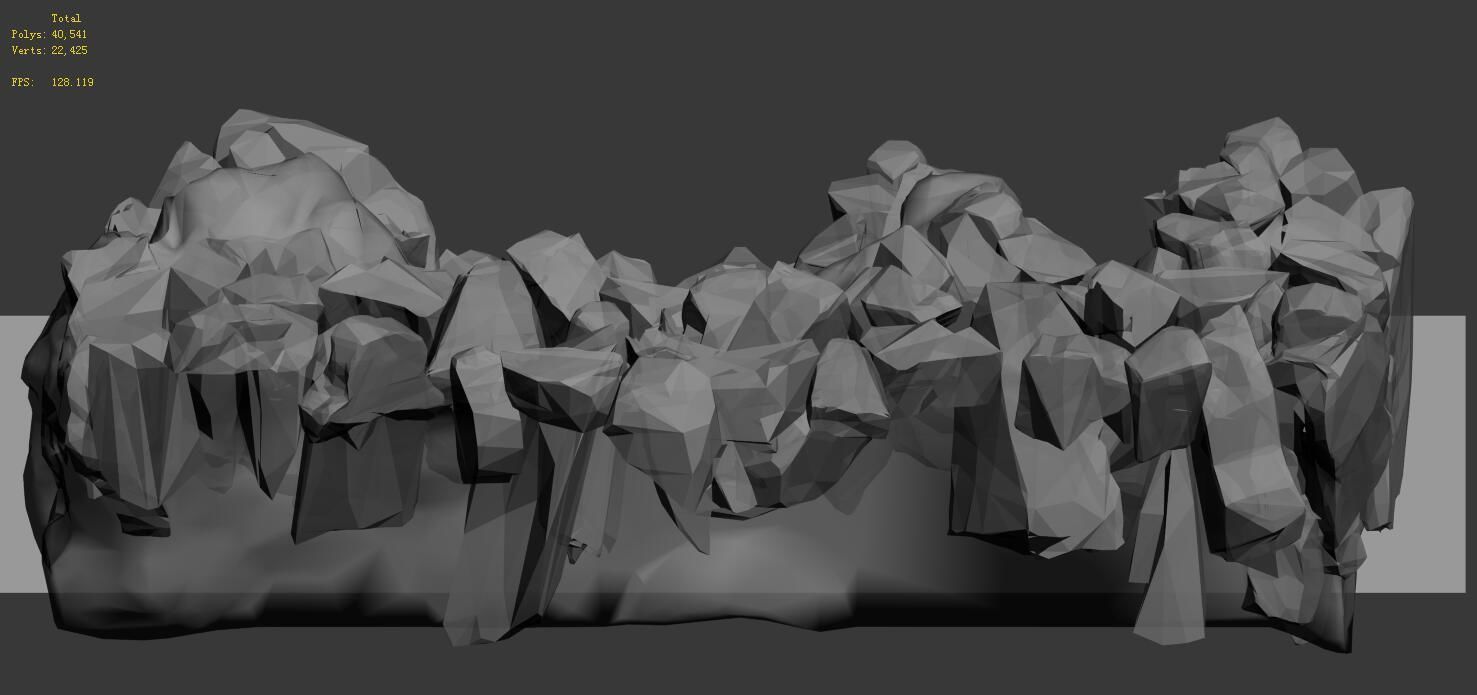 Iceberg - Ice Road Mountain 03 3D model_1