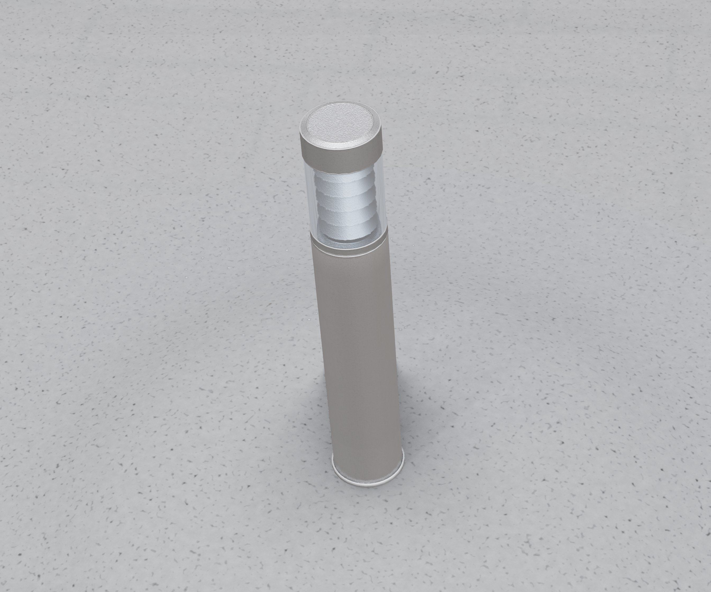 Low-Poly Basic Light Column 17 - Street Light Set-9 Low-poly 3D model_54