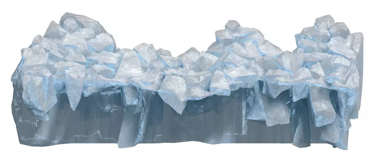 Iceberg - Ice Road Mountain 07 3D model_0