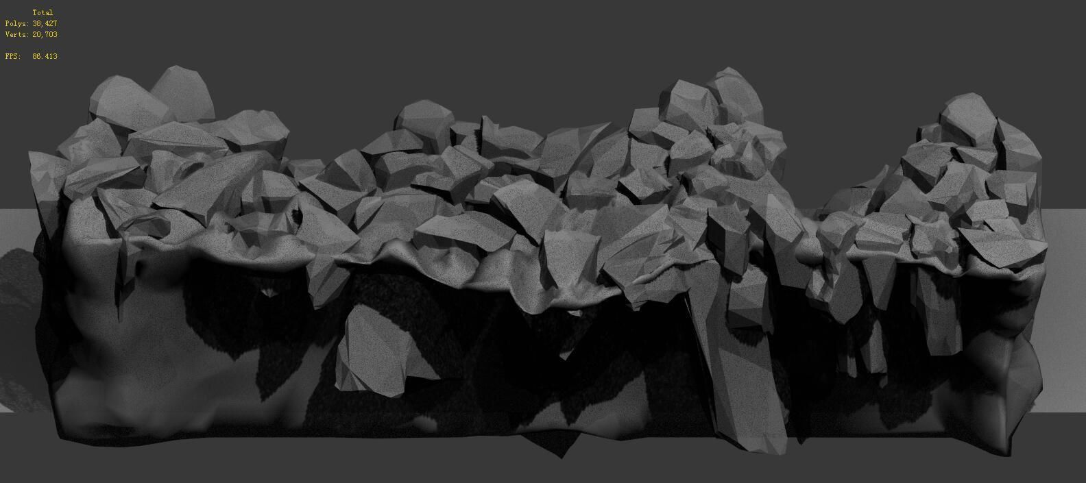 Iceberg - Ice Road Mountain 07 3D model_2