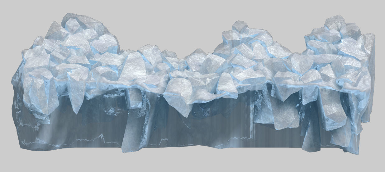 Iceberg - Ice Road Mountain 07 3D model_3