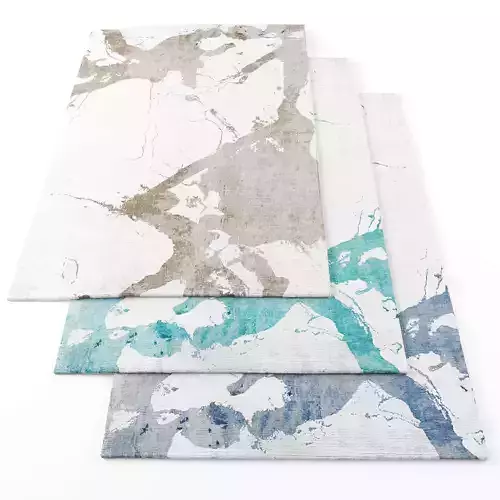 Rugs-733 three marble rugs