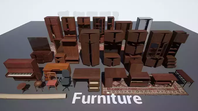 Post Soviet Furniture UE4
