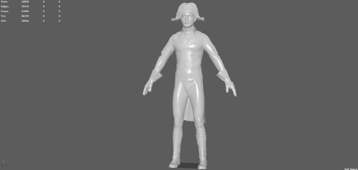 FRENCH CHARACTER  3D model_3