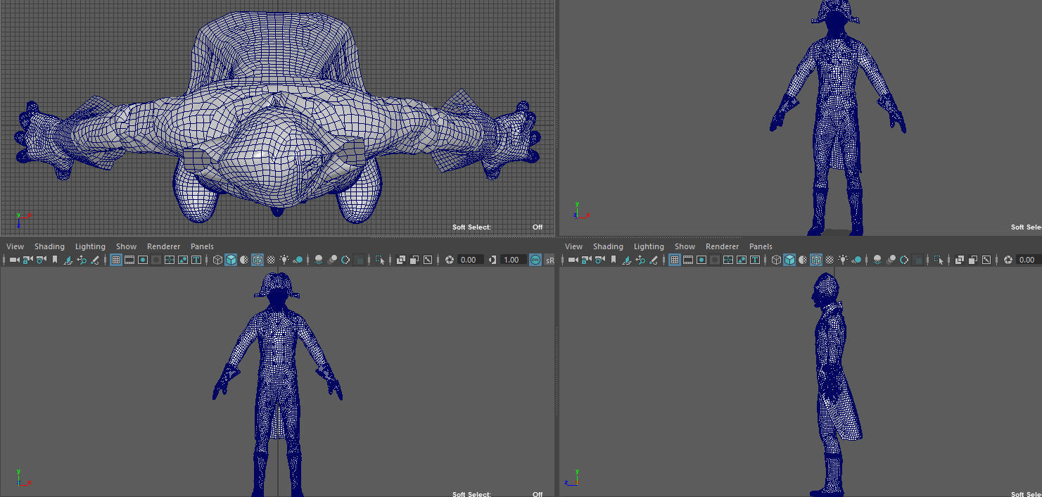 FRENCH CHARACTER  3D model_8