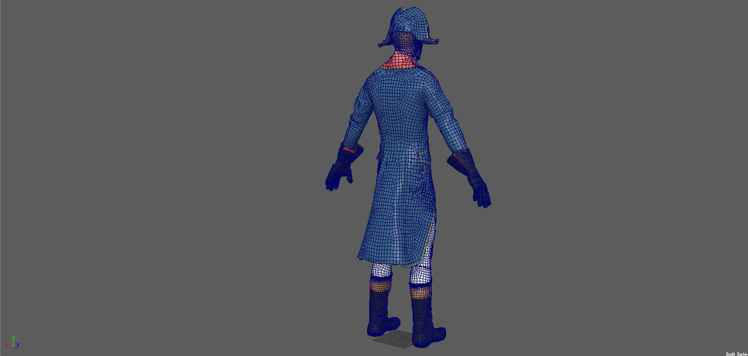 FRENCH CHARACTER  3D model_4