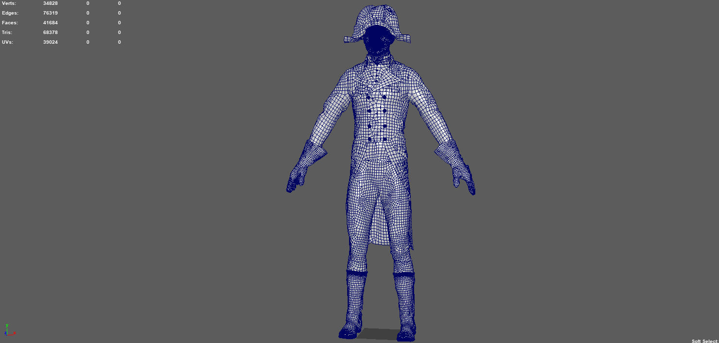FRENCH CHARACTER  3D model_5