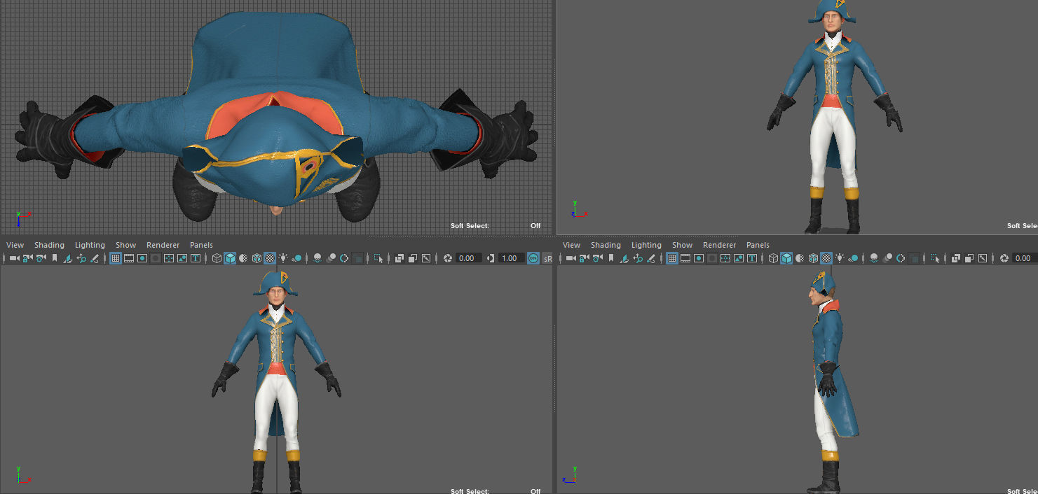 FRENCH CHARACTER  3D model_6