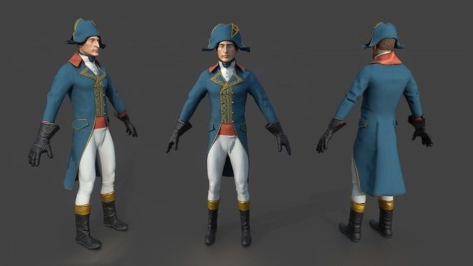 FRENCH CHARACTER  3D model