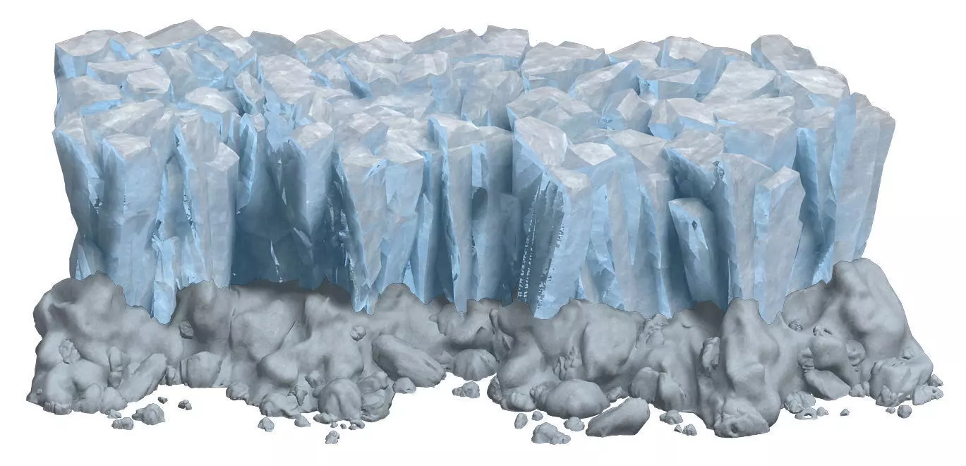 Iceberg - Ice Road Mountain 08 3D model_0