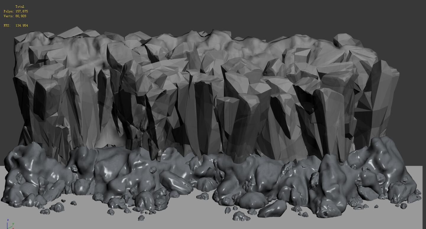 Iceberg - Ice Road Mountain 08 3D model_1