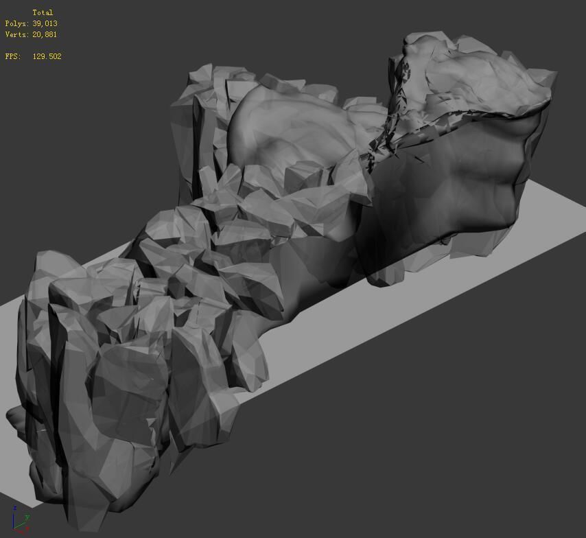 Iceberg - Ice Road Mountain 09 3D model_1