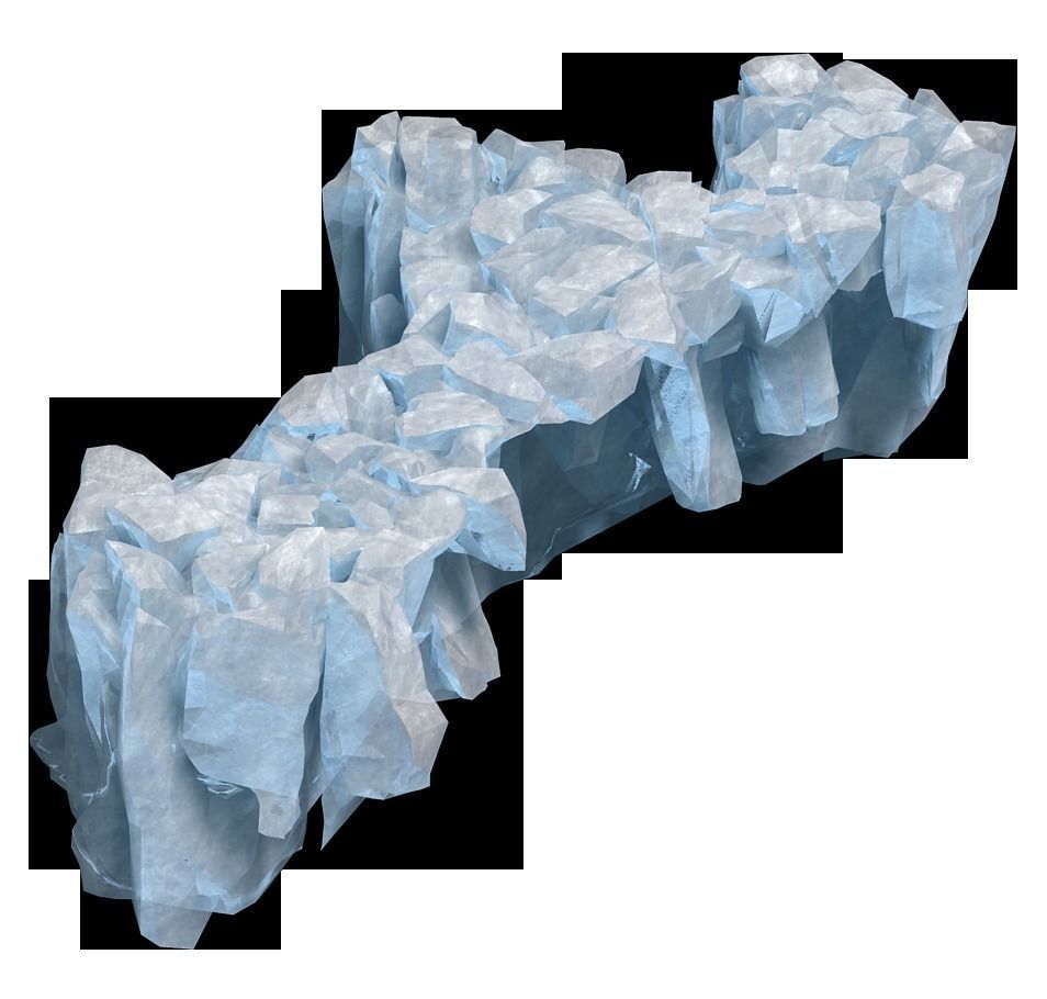 Iceberg - Ice Road Mountain 09 3D model_4