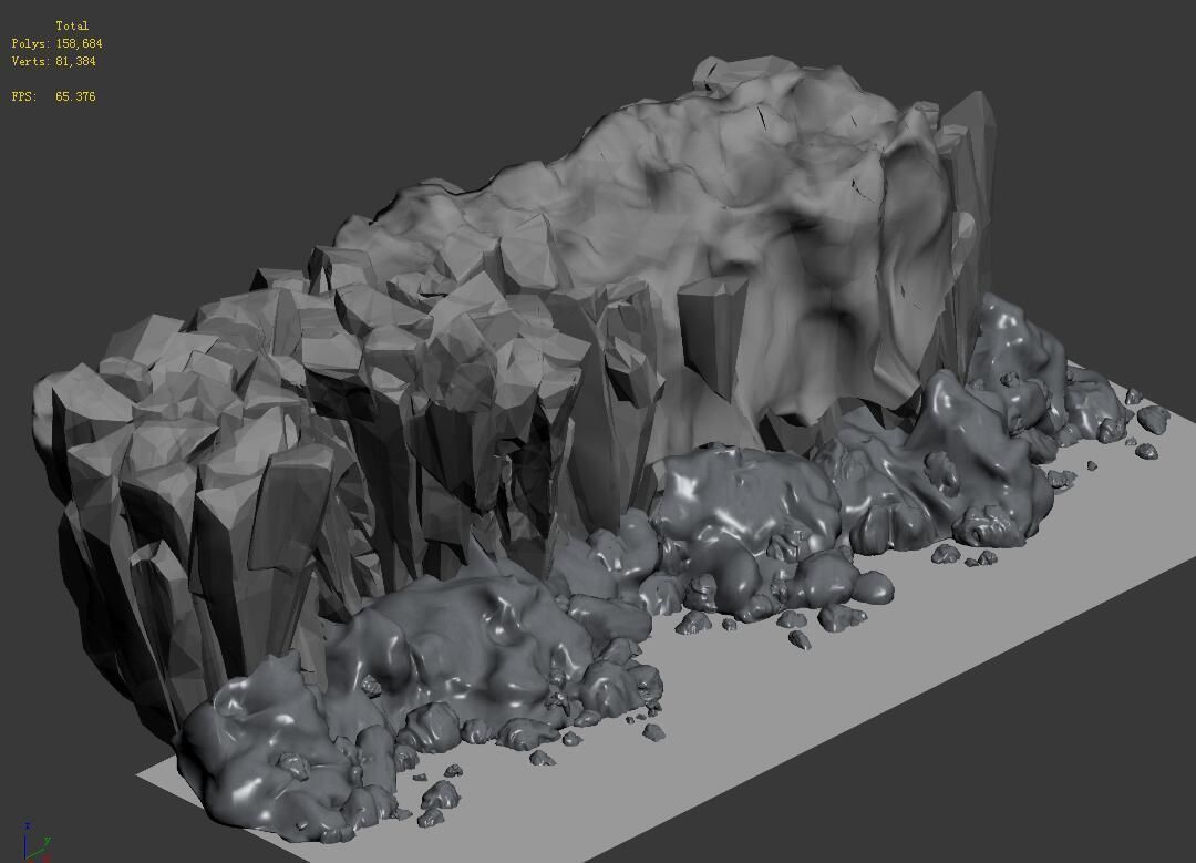 Iceberg - Ice Road Mountain 10 3D model_1