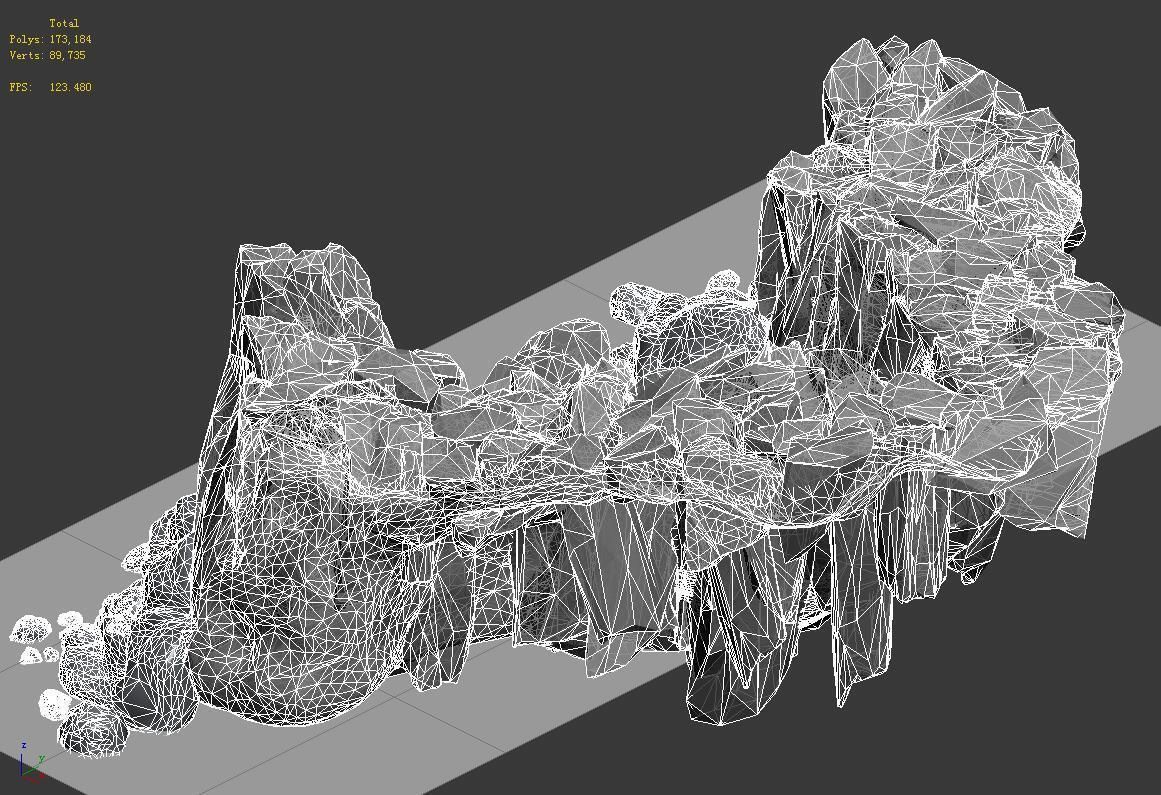Iceberg - Ice Road Mountain 15 3D model_2