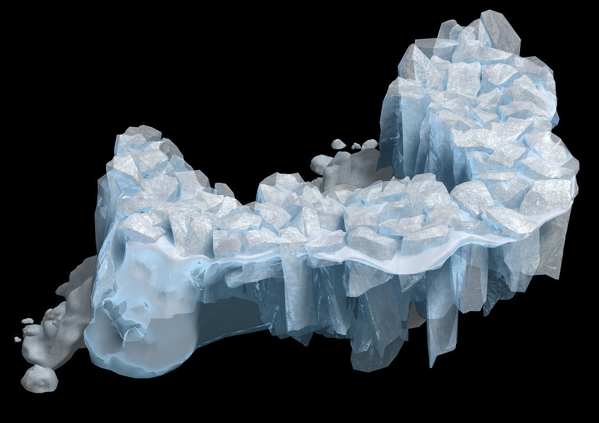 Iceberg - Ice Road Mountain 15 3D model_3