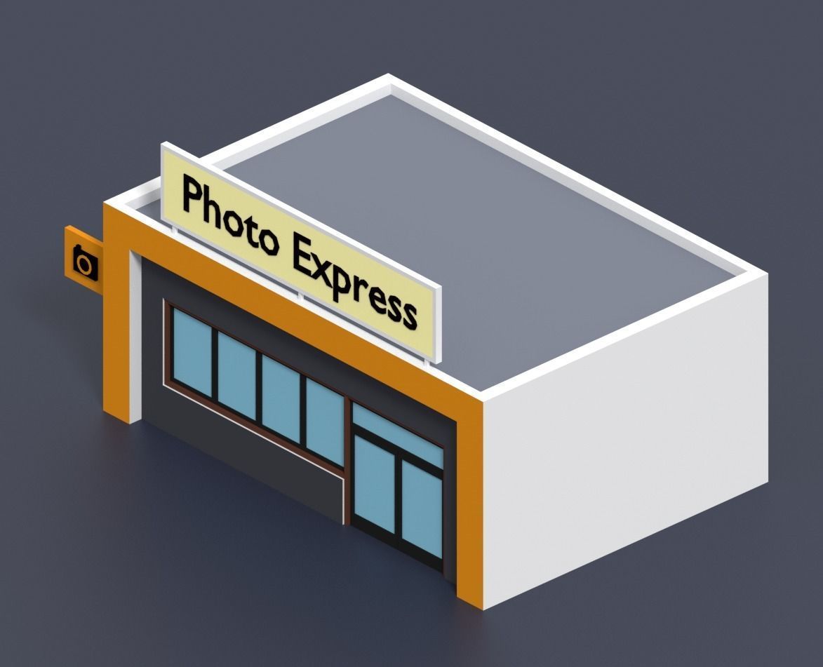 Low Poly City Pack Low-poly 3D model_57