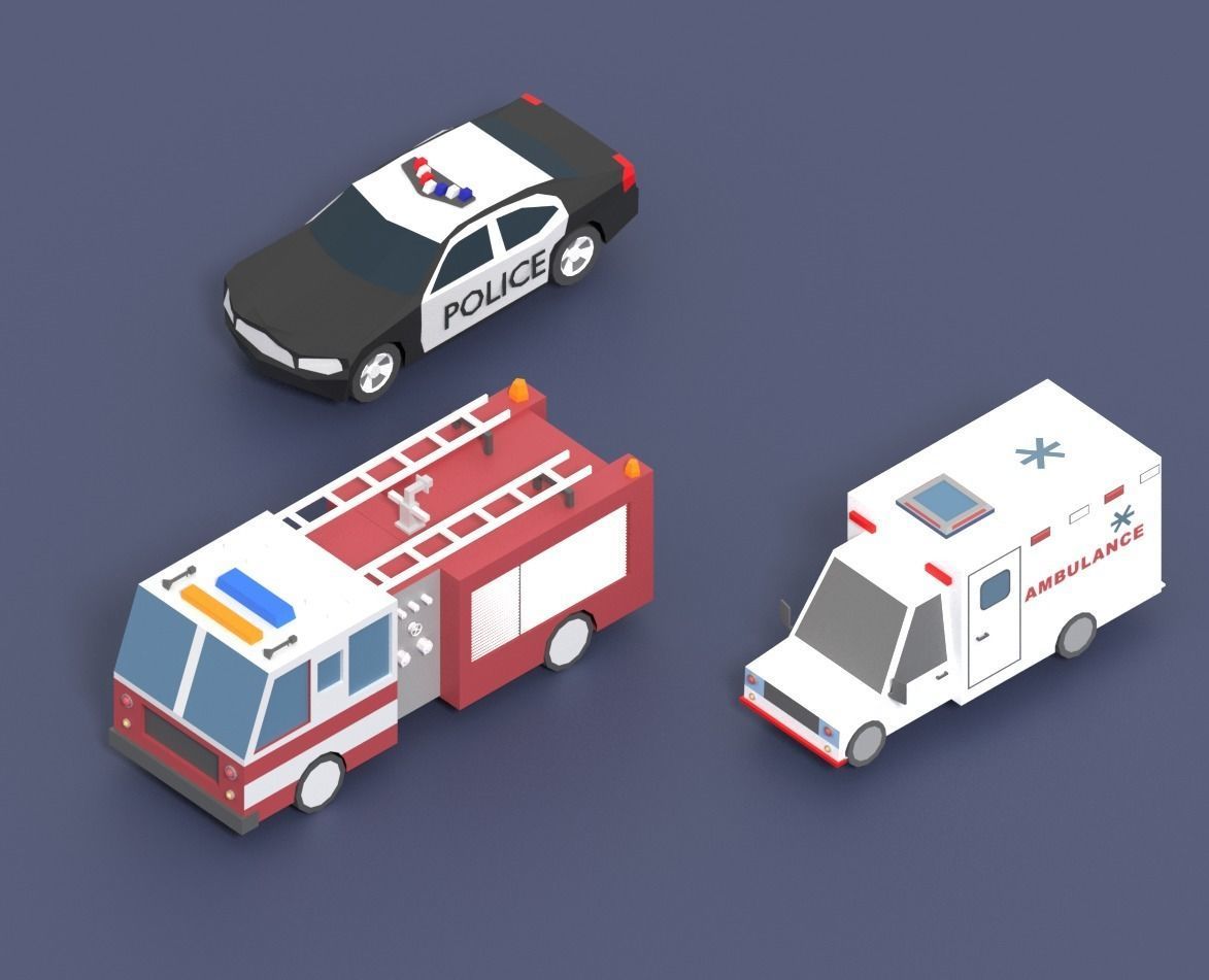 Low Poly City Pack Low-poly 3D model_82