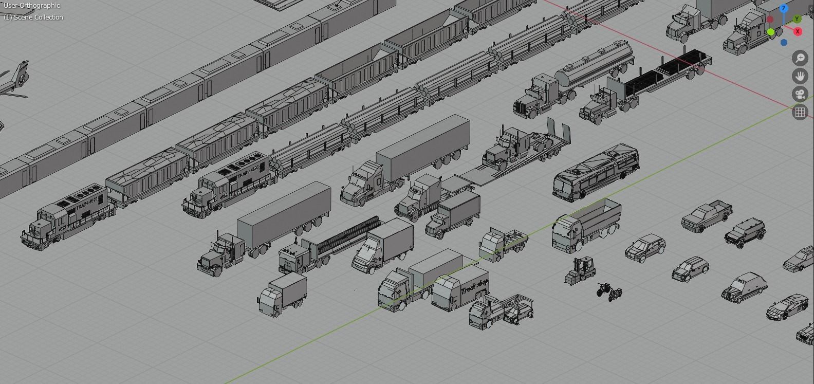 Low Poly City Pack Low-poly 3D model_113