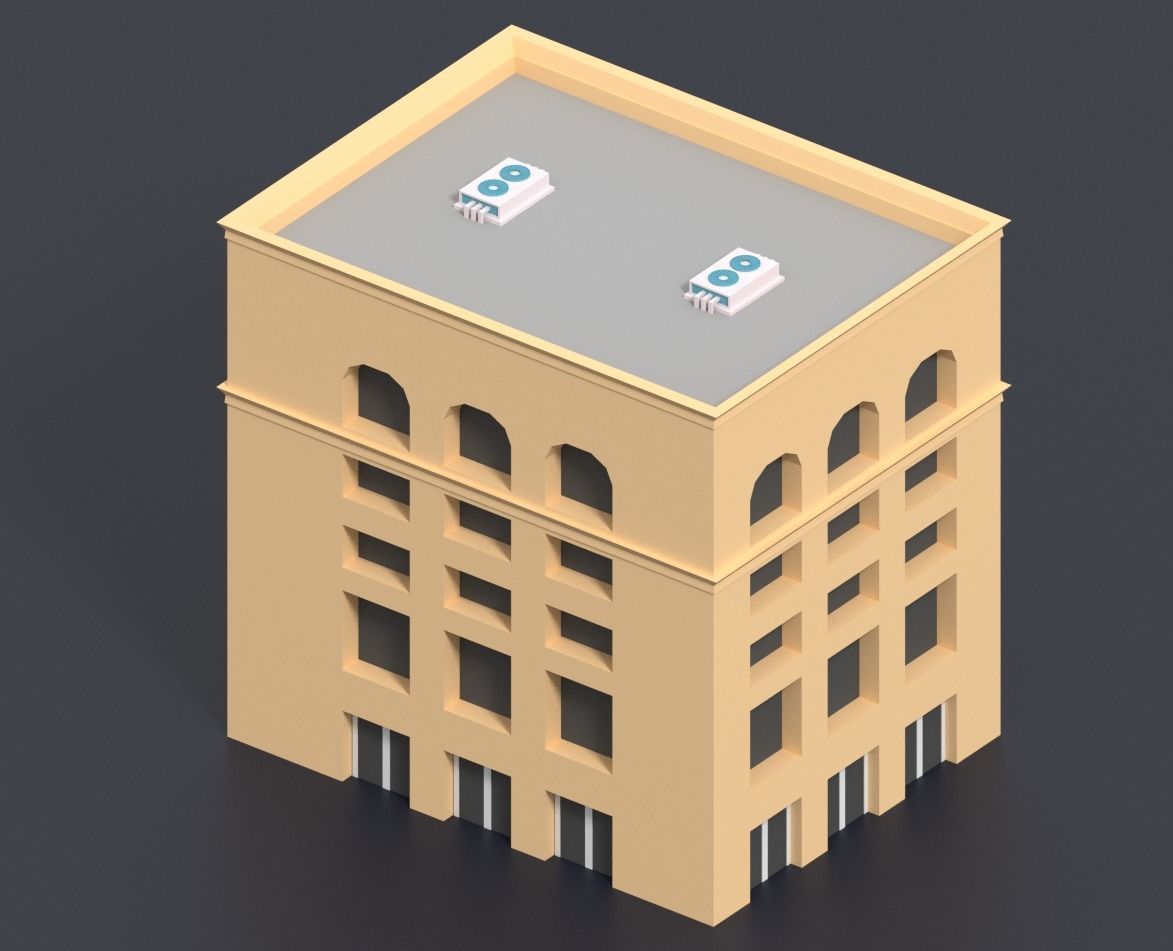 Low Poly City Pack Low-poly 3D model_53