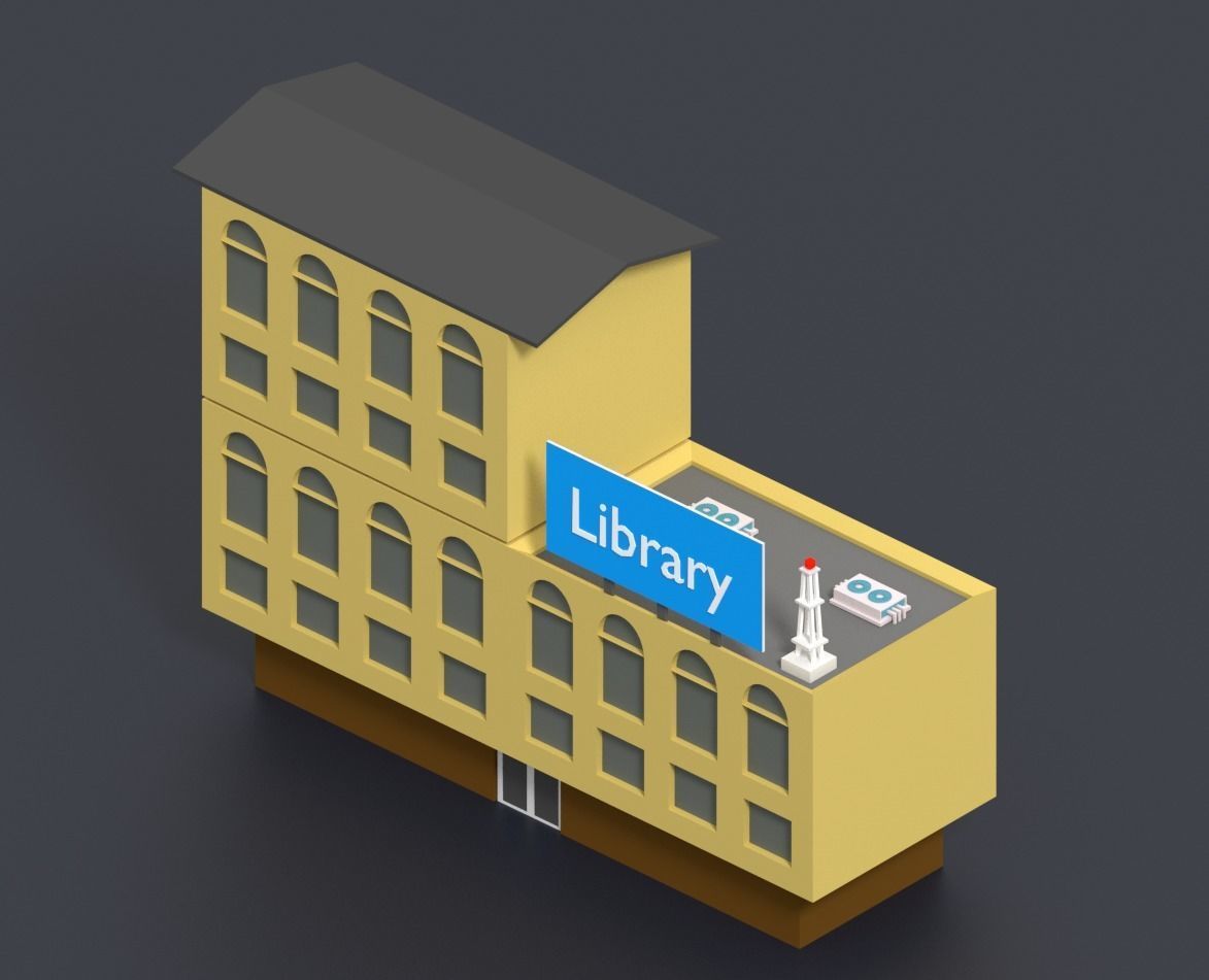 Low Poly City Pack Low-poly 3D model_30