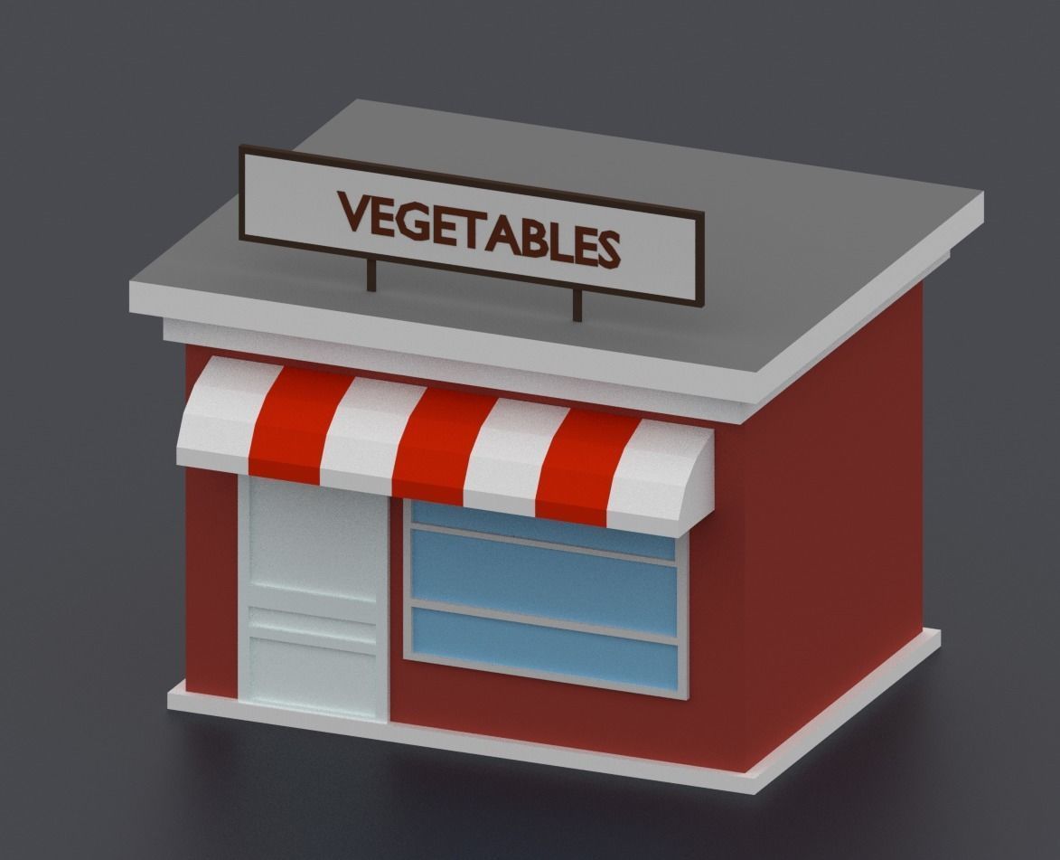 Low Poly City Pack Low-poly 3D model_59