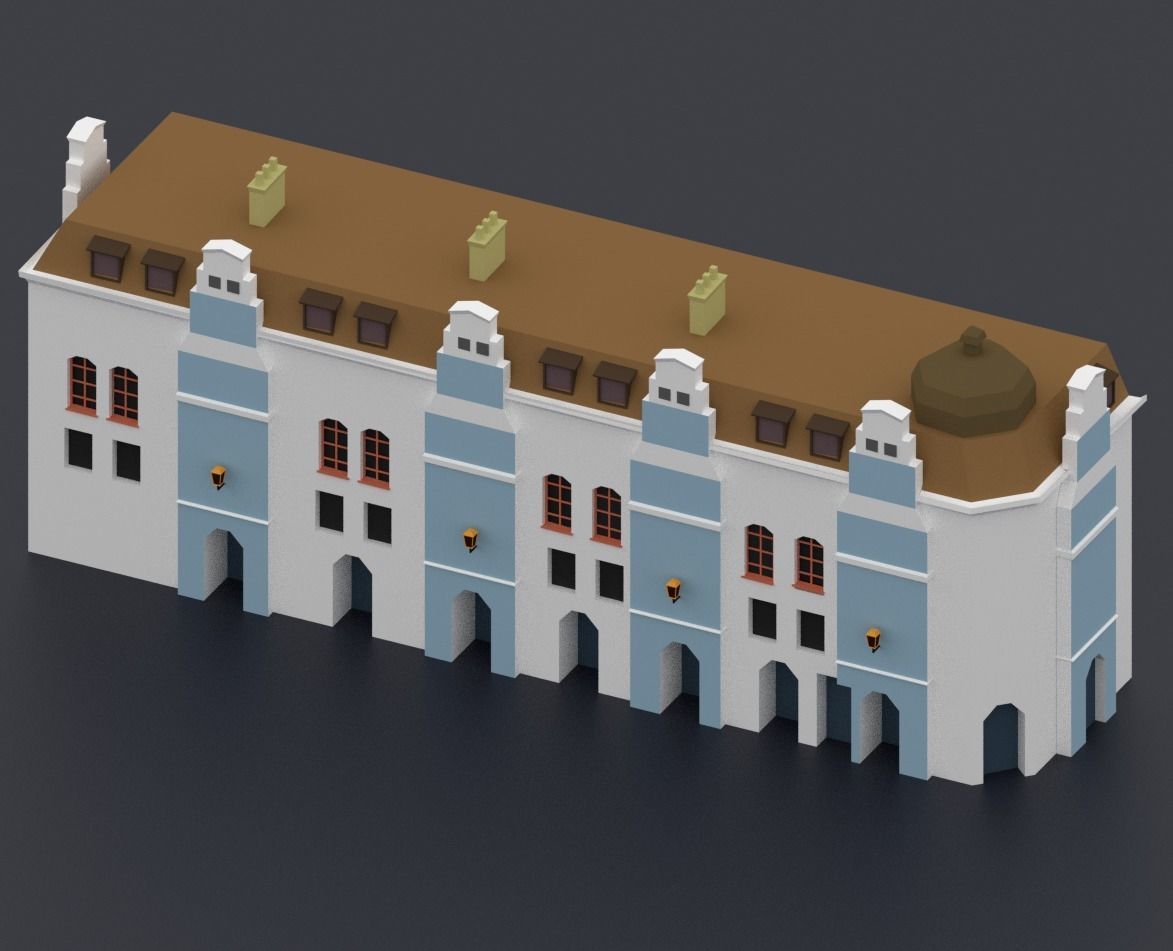 Low Poly City Pack Low-poly 3D model_62