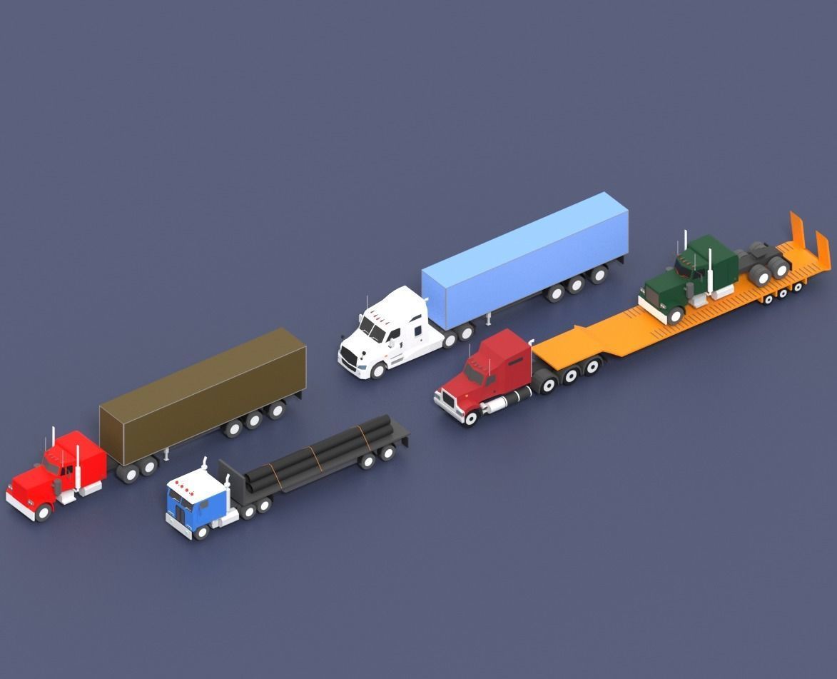 Low Poly City Pack Low-poly 3D model_75