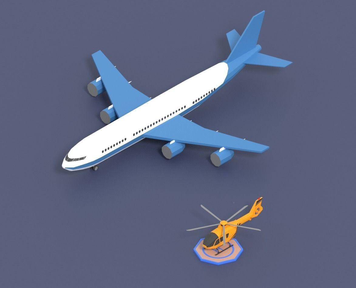 Low Poly City Pack Low-poly 3D model_91