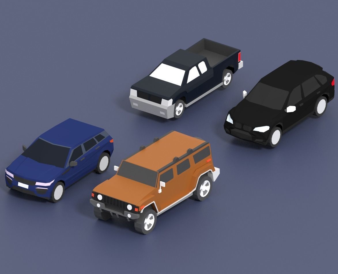 Low Poly City Pack Low-poly 3D model_80