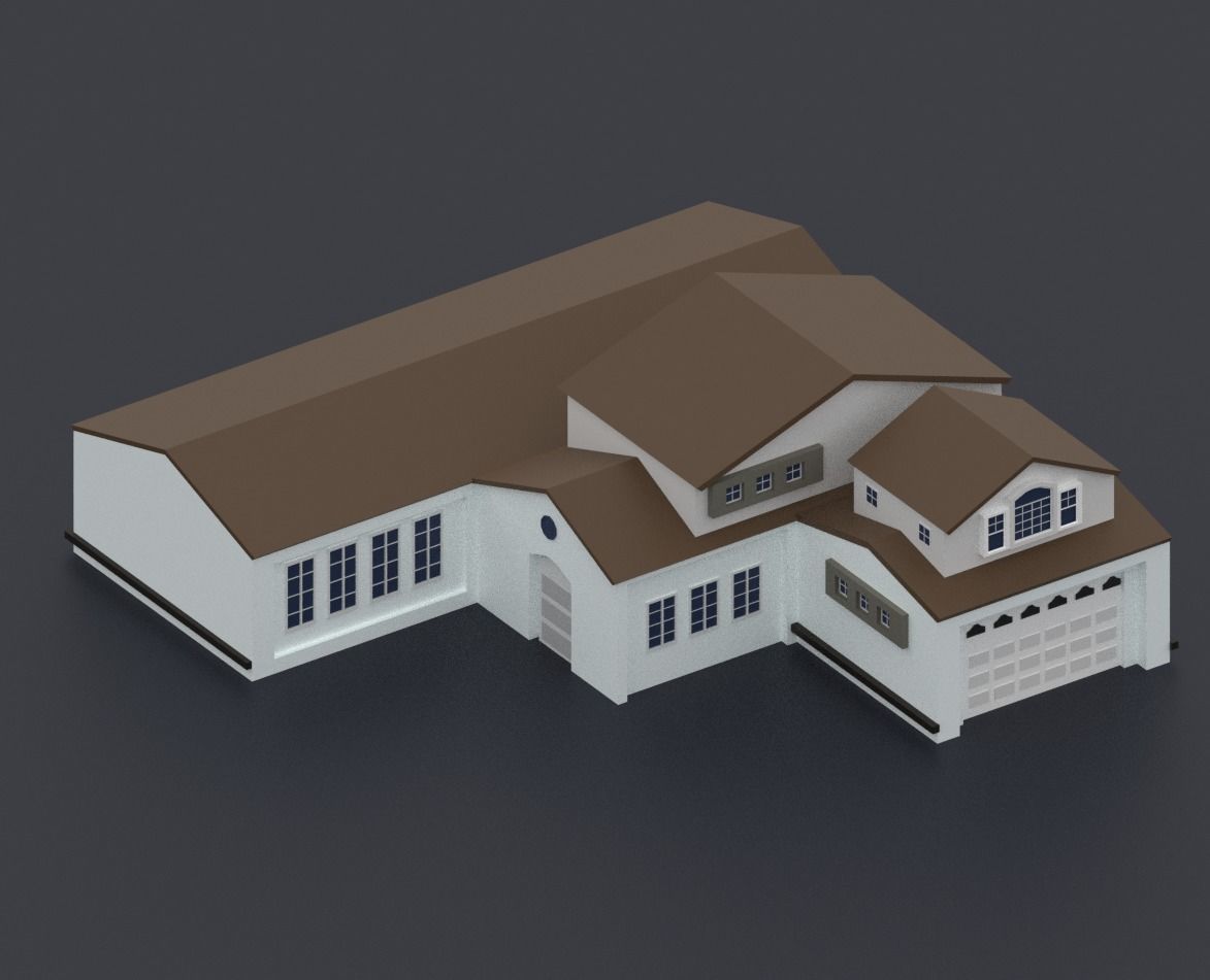 Low Poly City Pack Low-poly 3D model_44