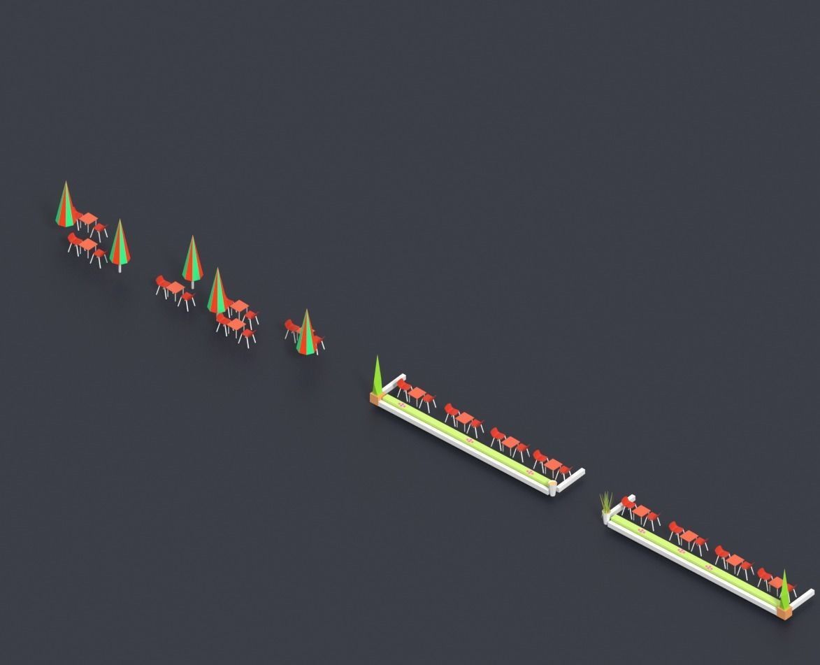 Low Poly City Pack Low-poly 3D model_98