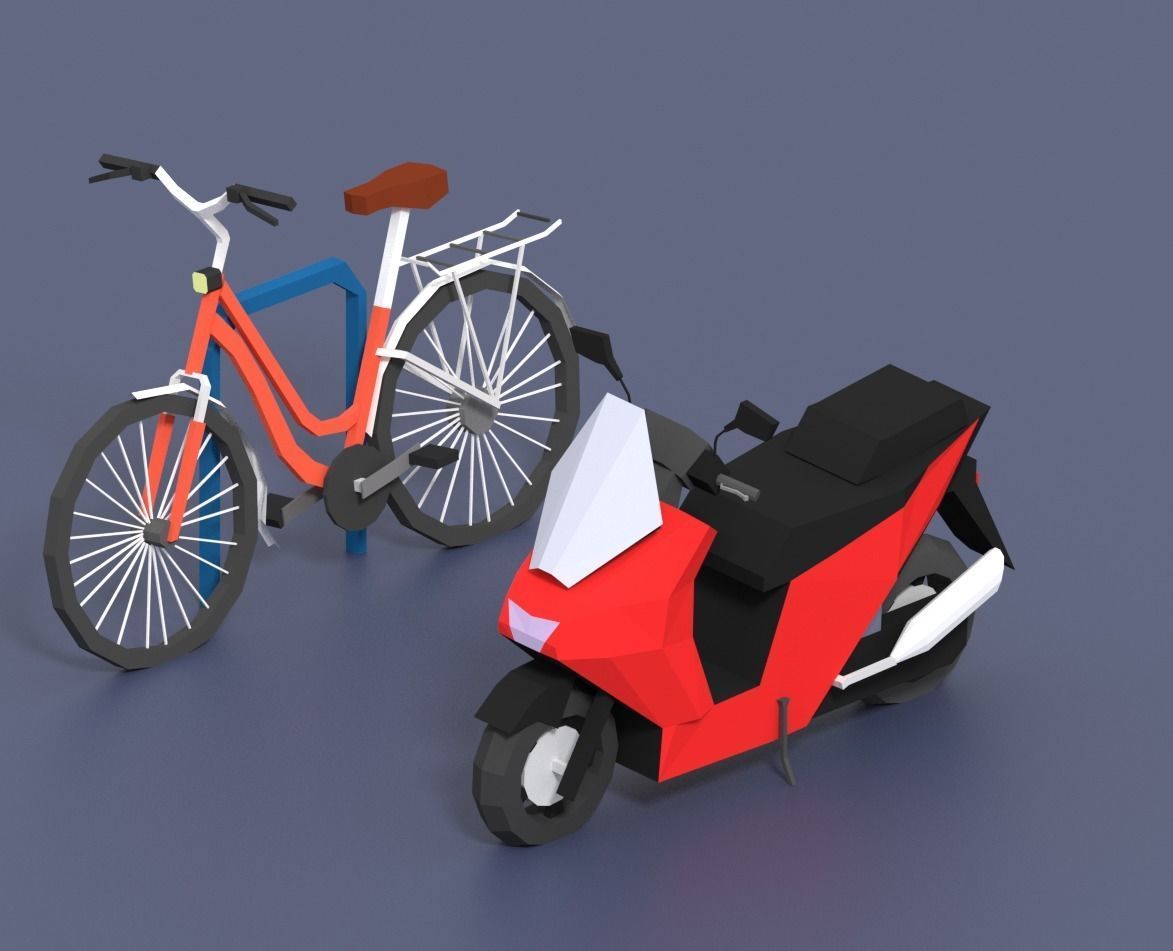 Low Poly City Pack Low-poly 3D model_92