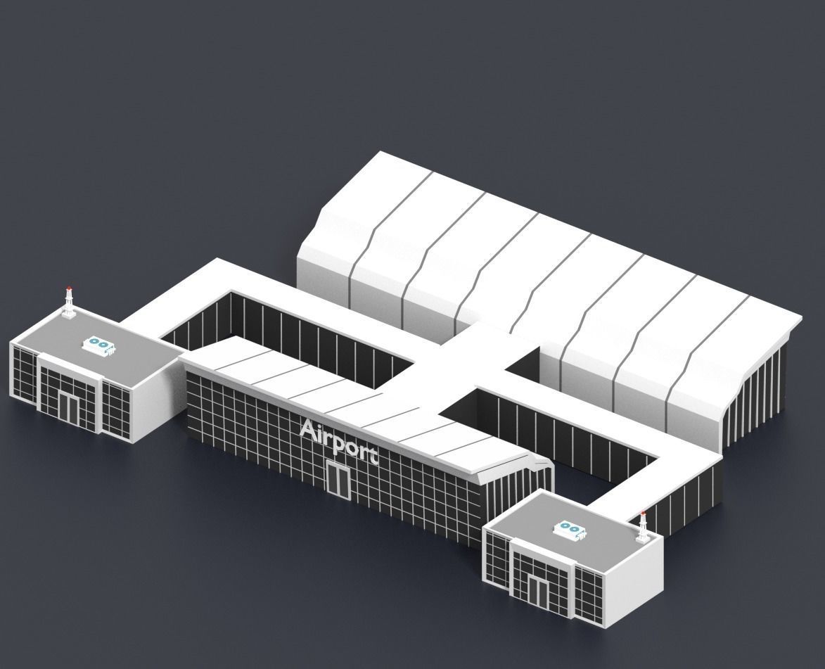 Low Poly City Pack Low-poly 3D model_13