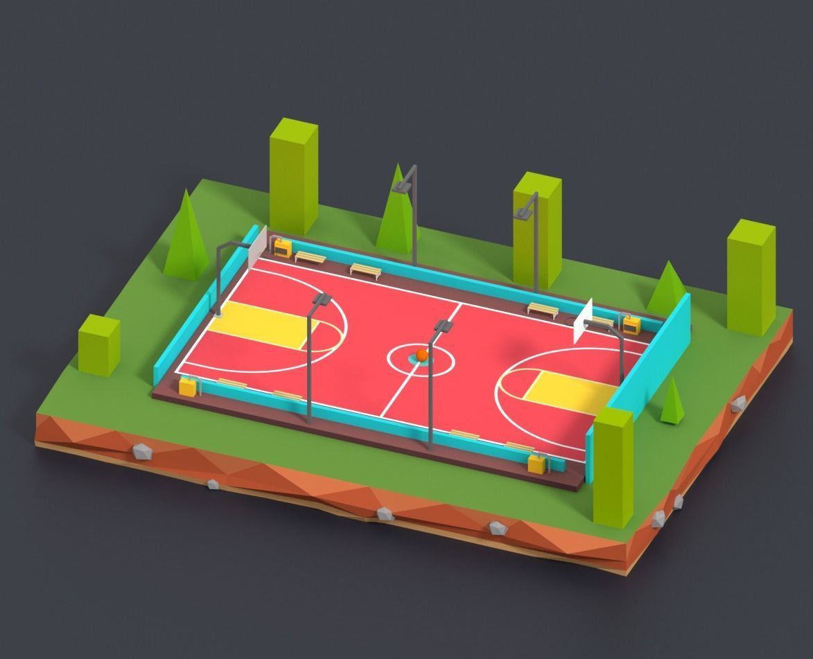 Low Poly City Pack Low-poly 3D model_73