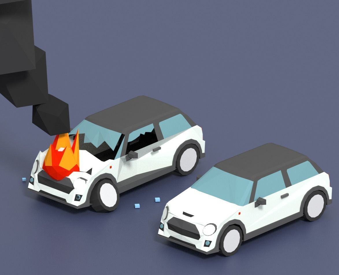 Low Poly City Pack Low-poly 3D model_87