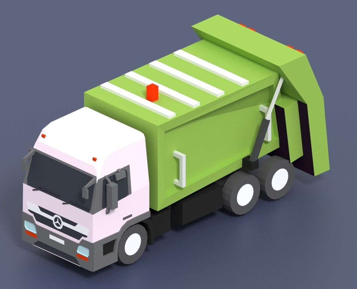 Low Poly City Pack Low-poly 3D model_86