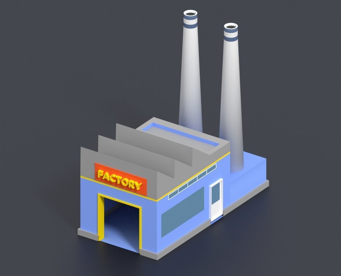 Low Poly City Pack Low-poly 3D model_20