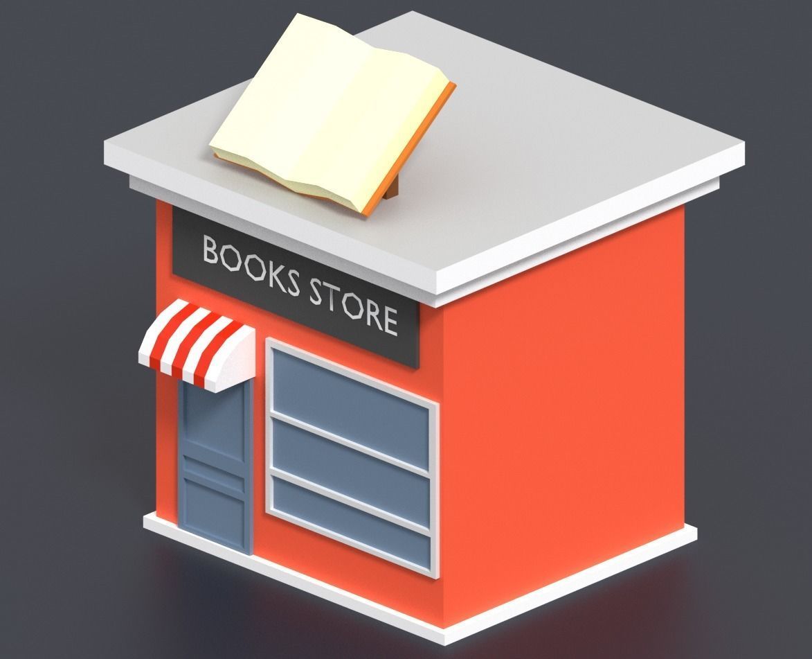 Low Poly City Pack Low-poly 3D model_17