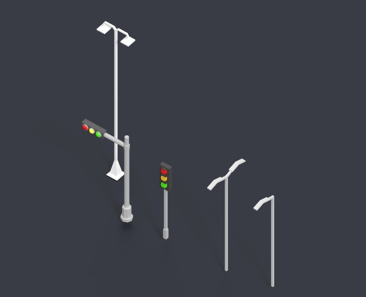 Low Poly City Pack Low-poly 3D model_93