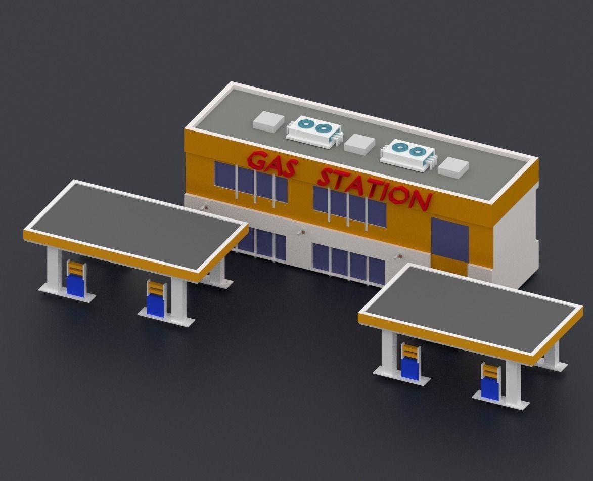 Low Poly City Pack Low-poly 3D model_33