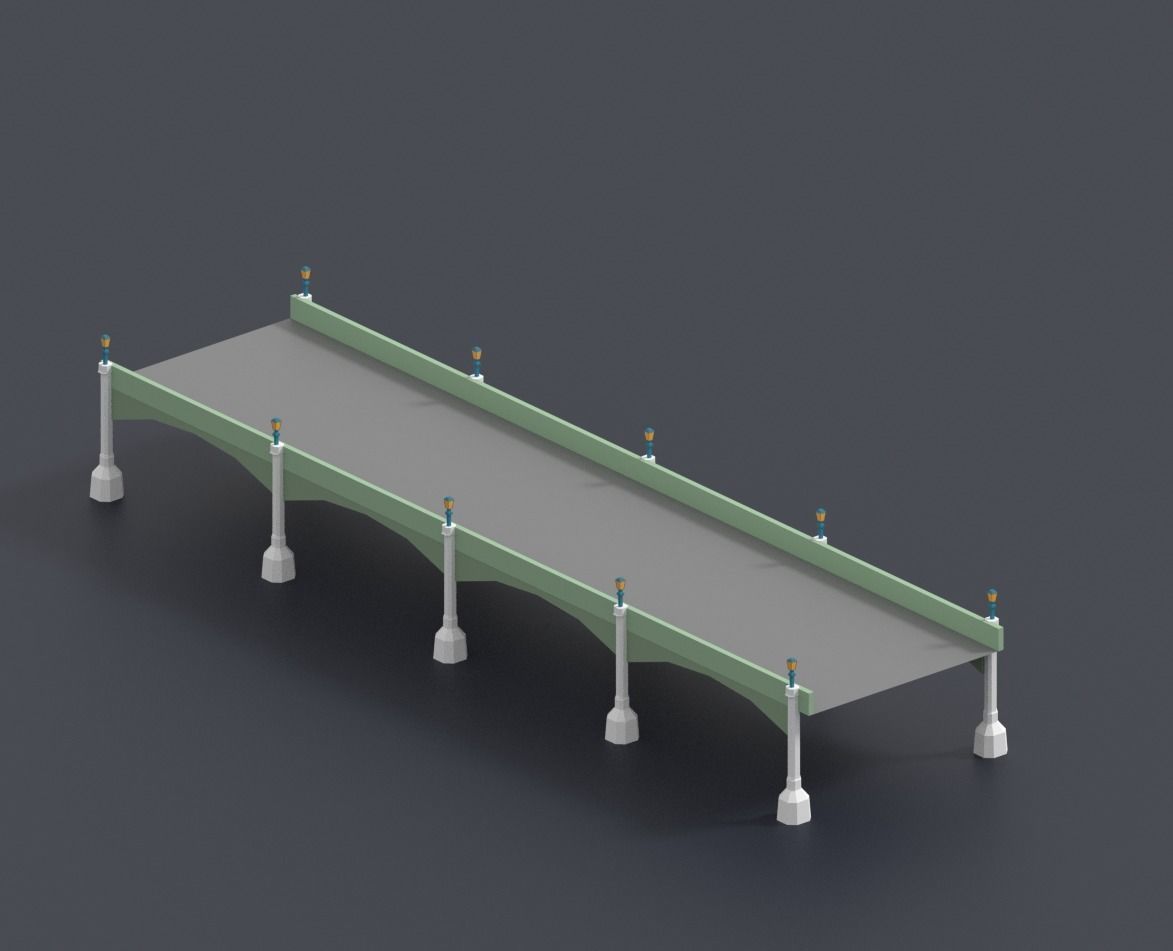 Low Poly City Pack Low-poly 3D model_102