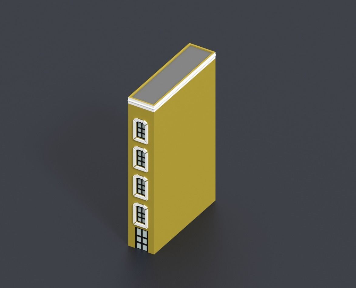 Low Poly City Pack Low-poly 3D model_55