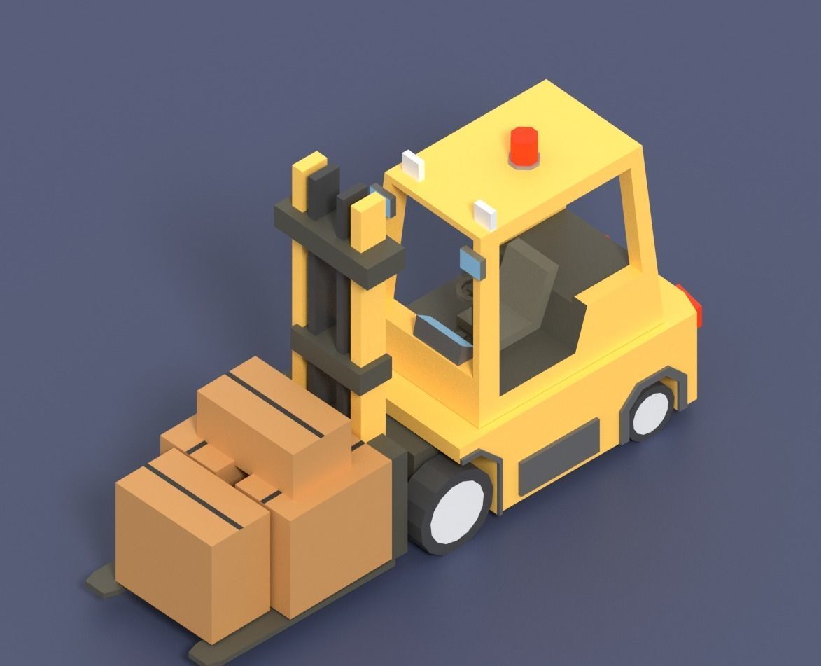 Low Poly City Pack Low-poly 3D model_88