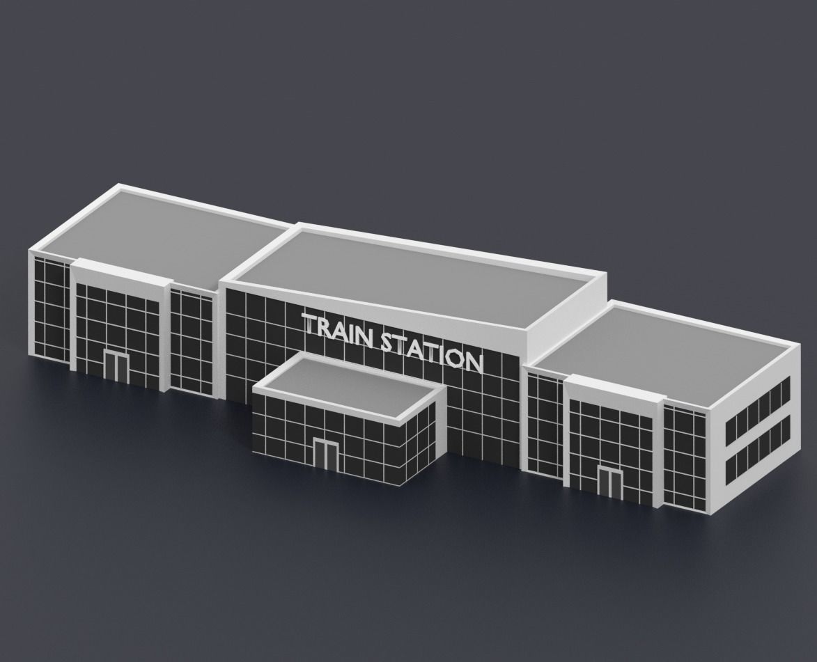 Low Poly City Pack Low-poly 3D model_14