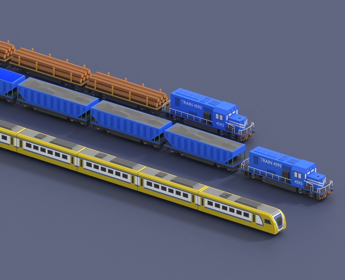 Low Poly City Pack Low-poly 3D model_89