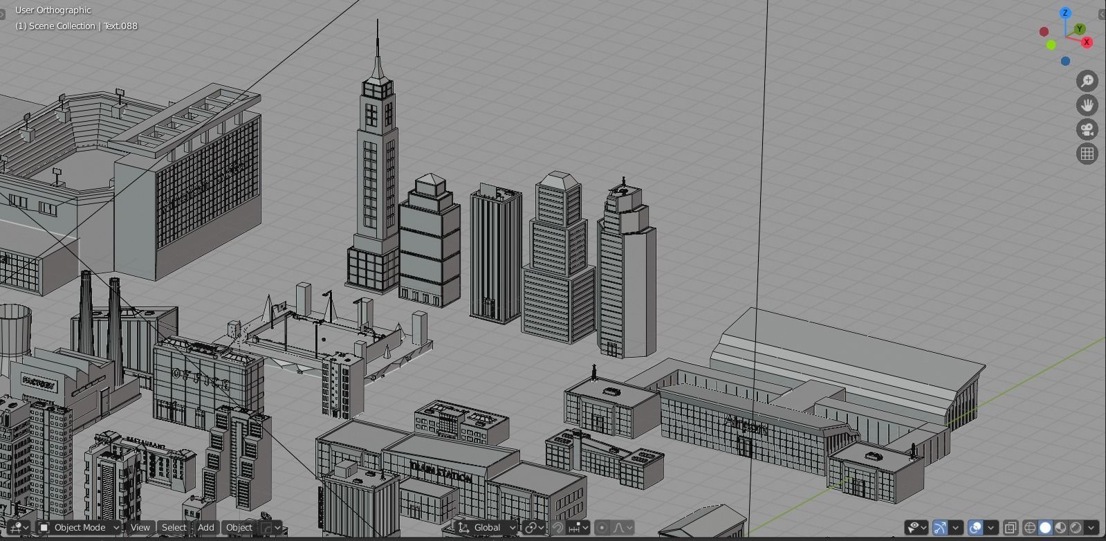 Low Poly City Pack Low-poly 3D model_110